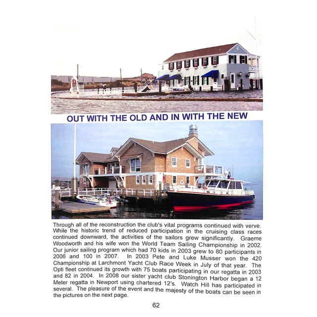 Traditional "The Watch Hill Yacht Club: The First 100 Seasons 1913-2012" For Sale - Image 3 of 12