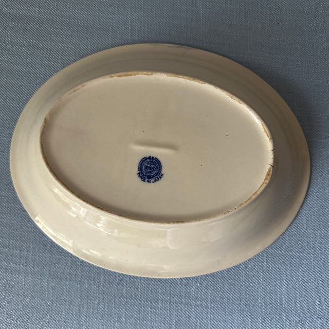 1930s 1930s Blue Willow Serving Bowl For Sale - Image 5 of 6