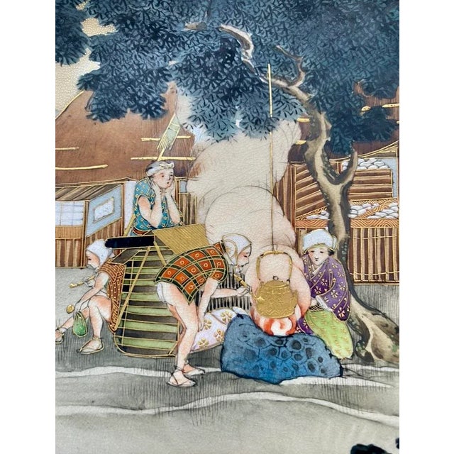 Early 19th Century Antique Kutani or Satsuma Plate, 1870-1910 For Sale - Image 5 of 10