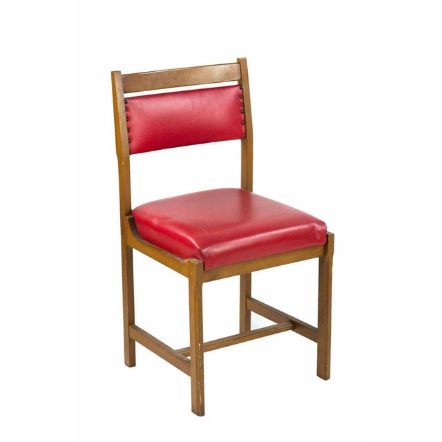 Red Chairs, 1970s, Set of 6 For Sale - Image 3 of 9