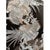 Black Exotic Asian Mother of Pearl Inlay Lacquer Art Panel Peacock Phoenix Birds Black Silver For Sale - Image 8 of 14
