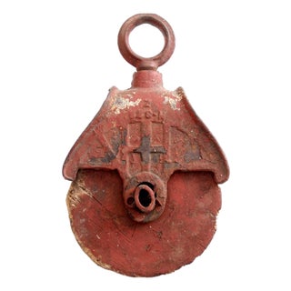 Antique f.e. Myers & Bro. Knot Passing Barn Hay Pulley For Sale