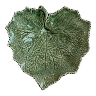 Bordallo Pinheiro Leaf Plate For Sale