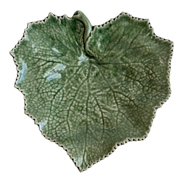 Bordallo Pinheiro Leaf Plate For Sale