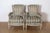 French Pair of 20th Century French Bergeres For Sale - Image 3 of 11