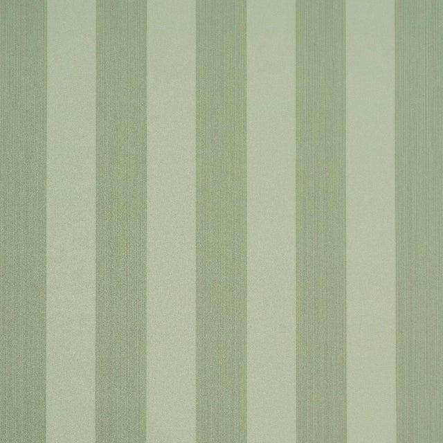 Not Yet Made - Made To Order Sample - Schumacher Edwin Stripe Medium Wallcovering In Sage For Sale - Image 5 of 5
