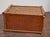 A midcentury chest of drawers, crafted with a solid mahogany body framed by bold bamboo poles at the corners and edges....