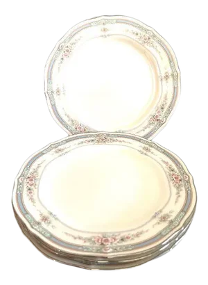 Vintage Noritake Rothschild Pattern Bread Plates S/4