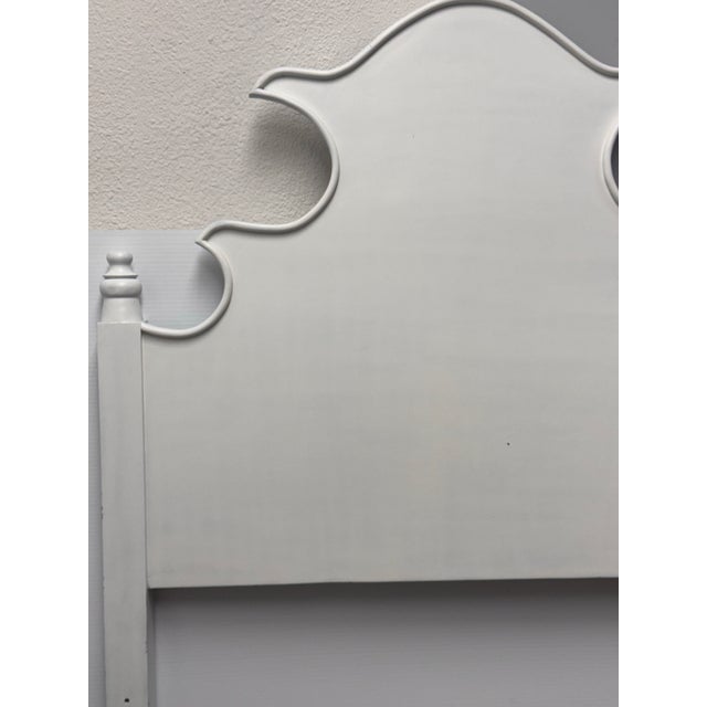 Alabaster Queen Size Ballard Designs Claudette Headboard For Sale - Image 8 of 12