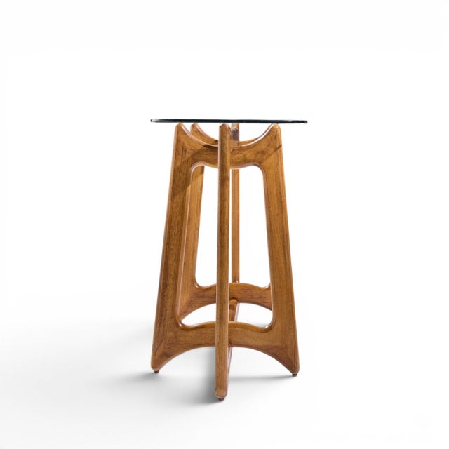Mid 20th Century Adrian Pearsall for Craft Associates Mid Century Sculptural Walnut Console Table For Sale - Image 5 of 9