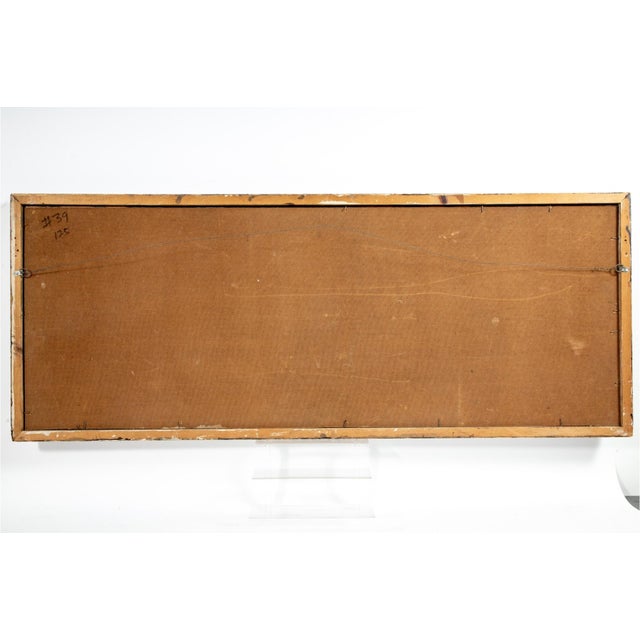 John D. Boison Large Organic Abstract Oil Painting, 49" Long For Sale - Image 9 of 10