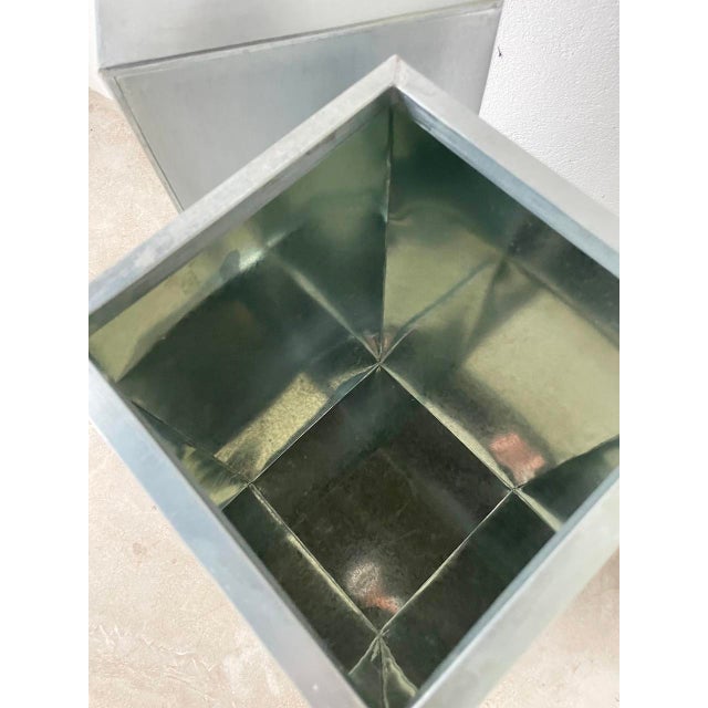 Vintage Stainless Steel Bases, 1980s, Set of 5 For Sale - Image 17 of 18