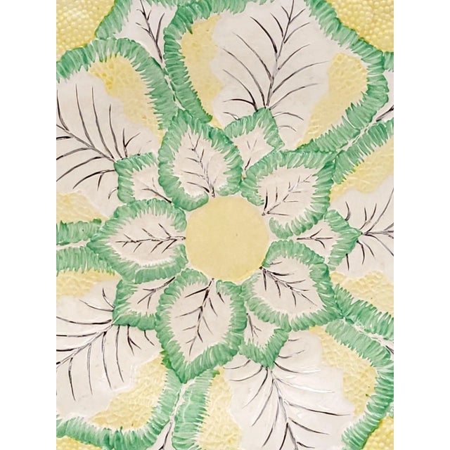 1920s Six Majolica Wedgwood Plates, England Circa 1920 For Sale - Image 5 of 10