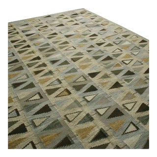 Swedish Geometric Rug by Celerie Kemble for Chairish, 14'x20' For Sale