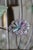 Metal Mid-Century Modern Birdcage Hanging Lamp with Iridescent Flowers, 1950s For Sale - Image 7 of 18