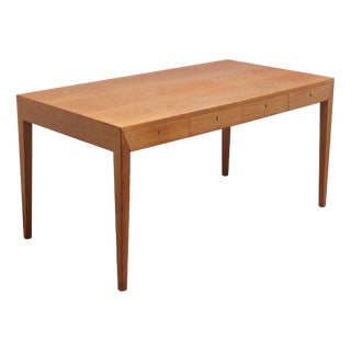 Model 36 Freestanding Desk in Oak by Severin Hansen for Haslev, 1958 For Sale
