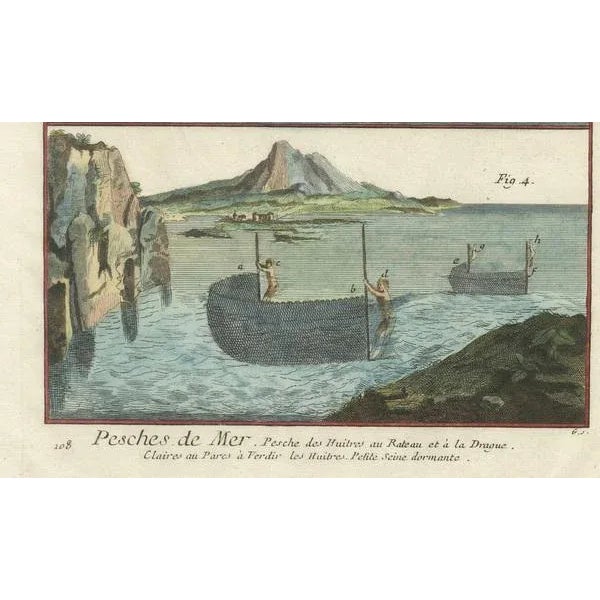 Panckoucke, Maritime Harvest: Illustrated Techniques, 1793, Prints, Set of 2 For Sale - Image 4 of 10