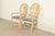 Art Deco Henredon Modern Art Deco Carved Oak Armchairs, Pair For Sale - Image 3 of 16