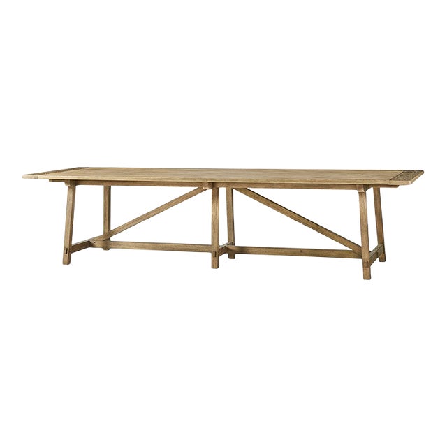 French Laundry Dining Table Chestnut 173" Chairish