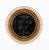 Mid-Century Round Rattan and Bamboo Wall Mirror in the style of Franco Albini, Italy, 1960s For Sale - Image 6 of 11