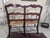 Vintage Indonesian Double Rush Seat Bench in French Country Style For Sale - Image 4 of 7