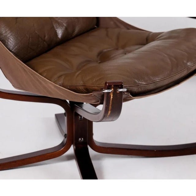 Set of Falcon Easy Chairs attributed to Sigurd Resell, Norway, 1970s For Sale - Image 9 of 11