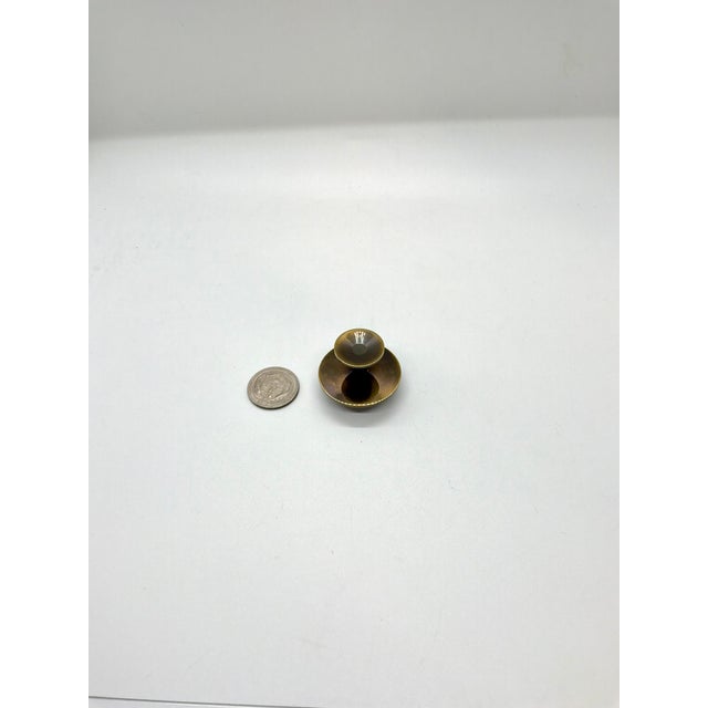 2010s Hickory Chair Mod Knob Antique Brass For Sale - Image 5 of 5