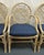 Mid-Century Modern Vintage McGuire Style Cracked Ice Rattan and Rawhide Chairs- Set of 4 For Sale - Image 3 of 15