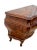 Wood Vintage Venetian Bombe Commode Small Chest of Drawers Burl Turtle Shell Walnut For Sale - Image 7 of 13