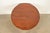 Brown Baker Furniture Style Georgian Carved Walnut Pedestal Drum Side Table or Tea Table, Circa 1960s For Sale - Image 8 of 13