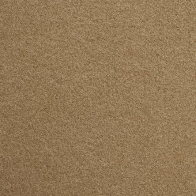 Schumacher Schumacher Karla Fleeced Wool Fabric In Camel For Sale - Image 4 of 5