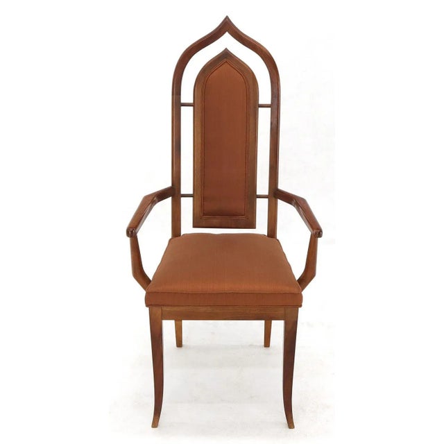 Mid-Century Modern Set of 6 Danish Mid-Century Modern Dining Chairs Dome Shape Back Oiled Walnut For Sale - Image 3 of 13