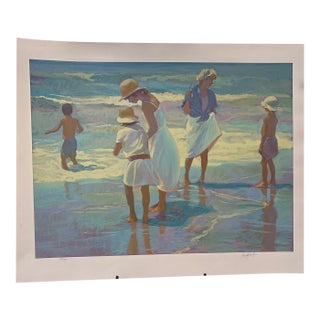 Summer Holiday -a Highly Collectible Original Print by Don Hatfield 1989 Printed With 200 Colors. For Sale