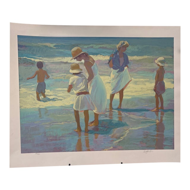 Summer Holiday -a Highly Collectible Original Print by Don Hatfield 1989 Printed With 200 Colors. For Sale