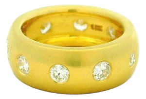 Talia Jade 18k Gold Diamond Band Ring, 1.90 Carats, Size 7