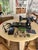 Art Deco 1951 Singer Featherweight 221 Sewing Machine With Original Attachments For Sale - Image 3 of 10