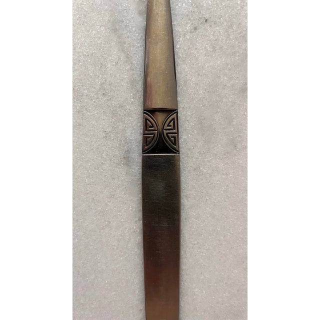 Mid-Century Modern Vintage Astal Rostfrei Metal Letter Opener For Sale - Image 3 of 7