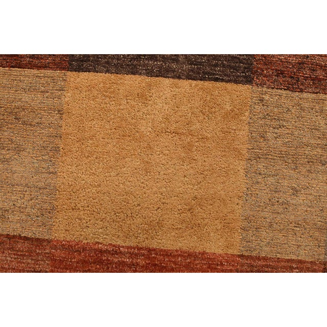 Textile Gabbeh Runner 3’2” X 9’11” Multicolor Wool Contemporary Hand-Knotted Rug For Sale - Image 7 of 14