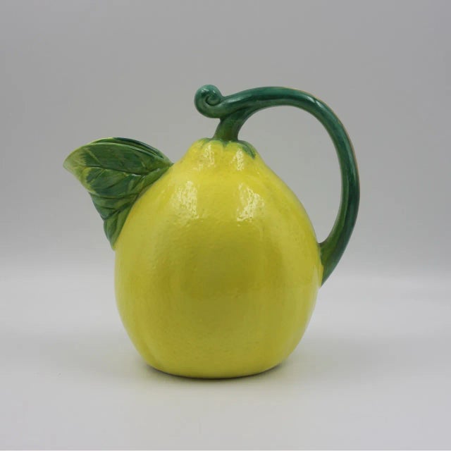 Arol Halden Vintage MCM the Haldon Group Ceramic Lemon Pitcher For Sale - Image 4 of 7