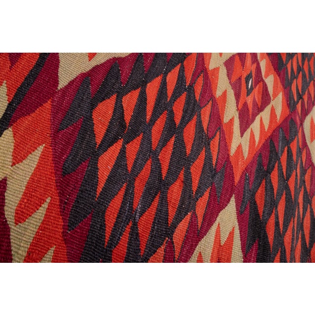 Turkish Sarköy Kilim Rug - 9'9'' X 11'5'' For Sale - Image 10 of 14