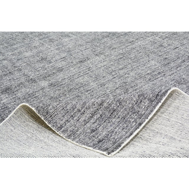 Indian Modern Hand Loom Rug, 3'x10' For Sale In New York - Image 6 of 6