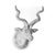 The Kudu Head from Zentique is a decorative resin and glass kudu antelope head wall mount with spiraling horns. At 41"...