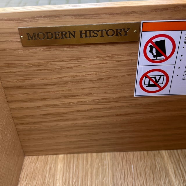 French Pair Modern History Weathered Oak Commodes For Sale - Image 3 of 11