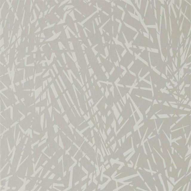 Harlequin Lorenza Wallpaper in Platinum For Sale