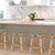 Evoking images of sidewalk tables in the Cote d' Azur; counter stools like this will give your kitchen or patio the casual...