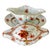 Herend Chinese Bouquet Rust Gravy Boat With Attached Plate & Lid and Rose Finial For Sale In San Diego - Image 6 of 14