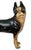 Hard 2 Find Vintage 1930s Hubley Manufacturing Co. Brown Painted Boston Terrier Cast Iron Dog Doorstop For Sale In Boston - Image 6 of 18