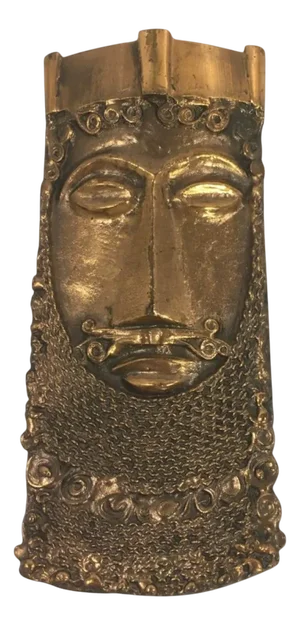 Wall Decoration Face Mask by József Kótai, 1980