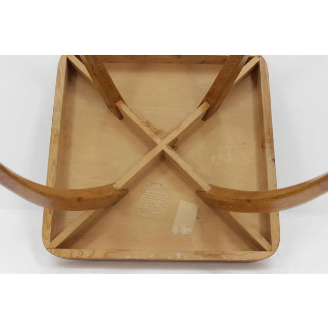 Wood Art Deco H259 Spider Coffee Table by Jindřich Halabala for Český Nábytek, 1956 For Sale - Image 7 of 8