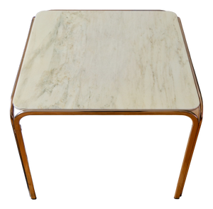 Brass and Marble Coffee Table, 1970s